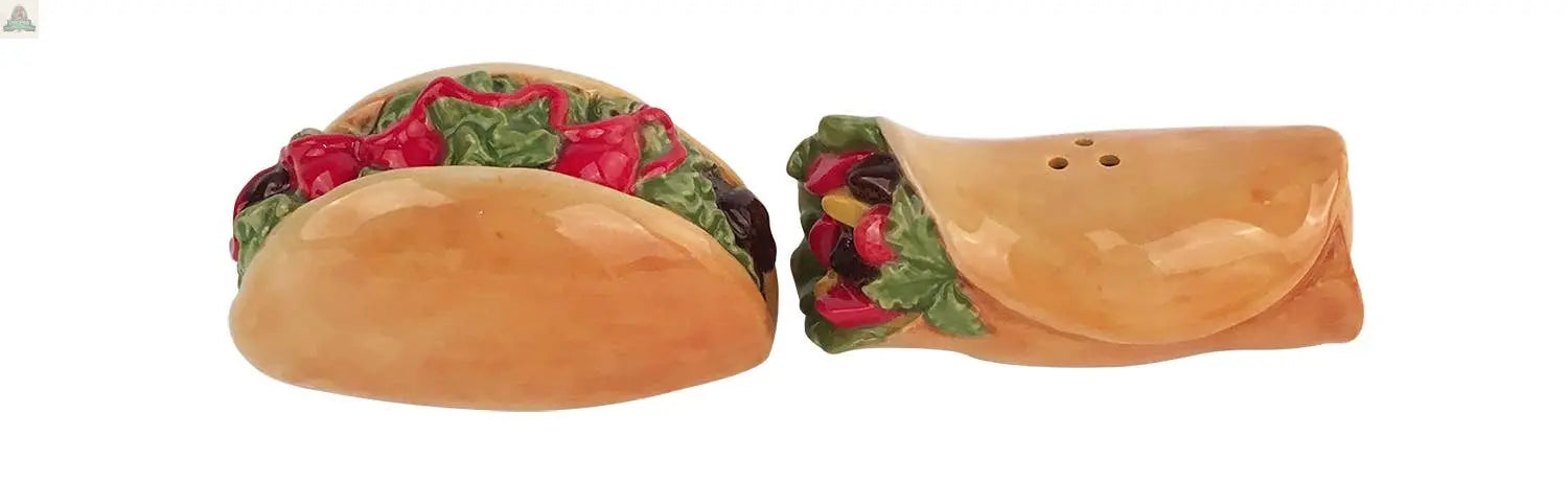 TACO SALT & PEPPER SET Blue Sky Clayworks