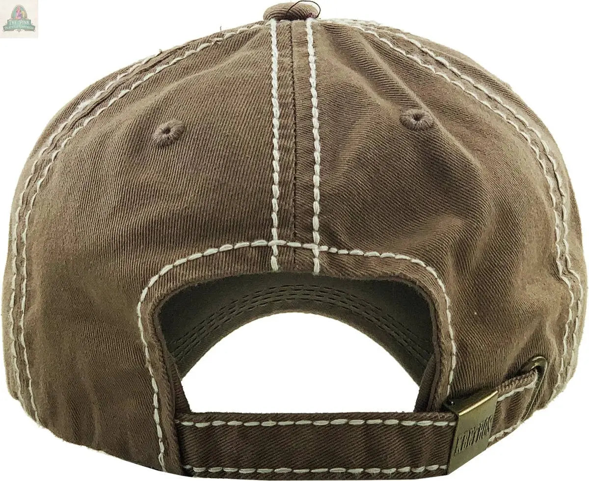 TACOS AND CERVEZAS Vintage Ballcap: BLK KBETHOS
