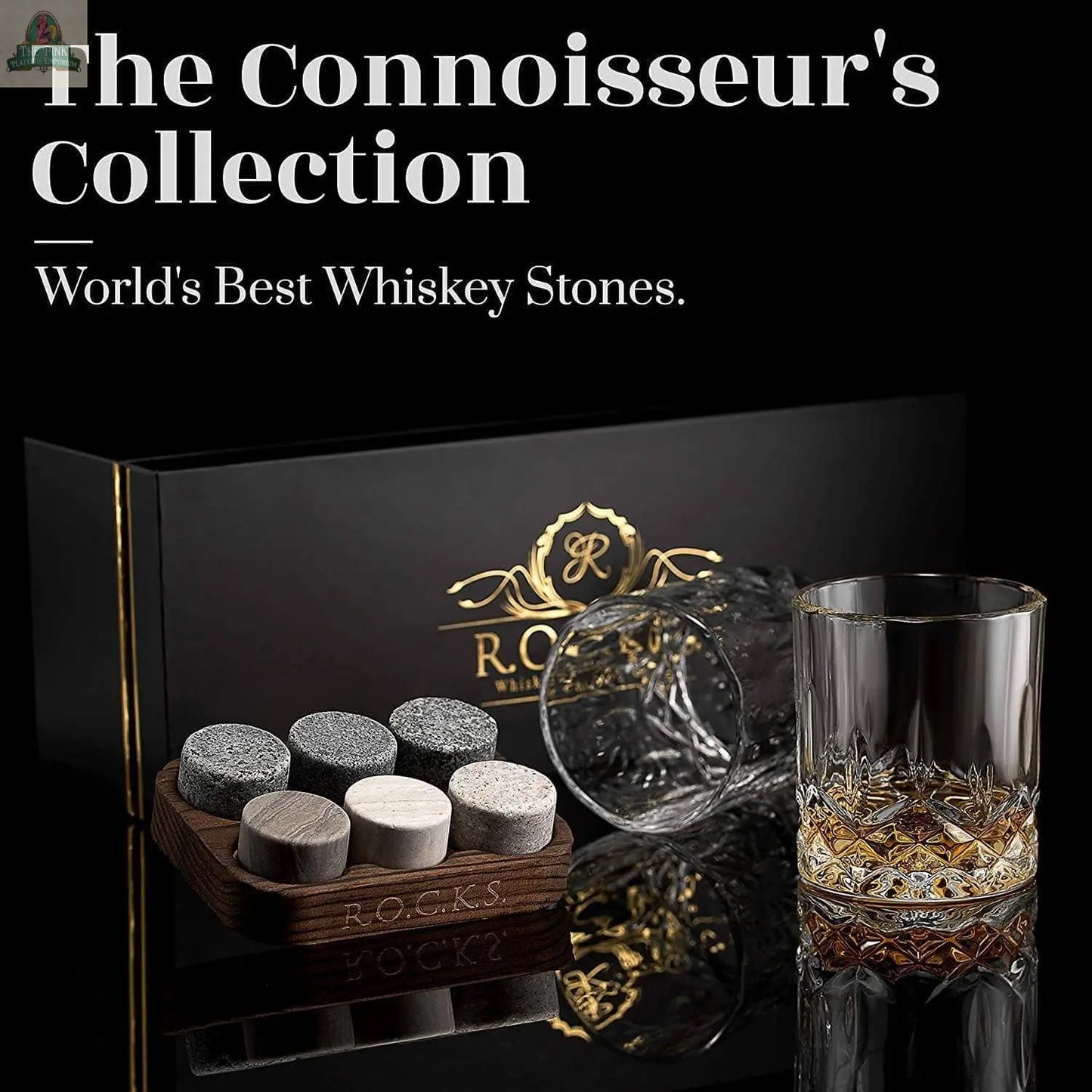 The Connoisseur's Set - Signature Whiskey Glass Edition ROCKS Whiskey Chilling Stones