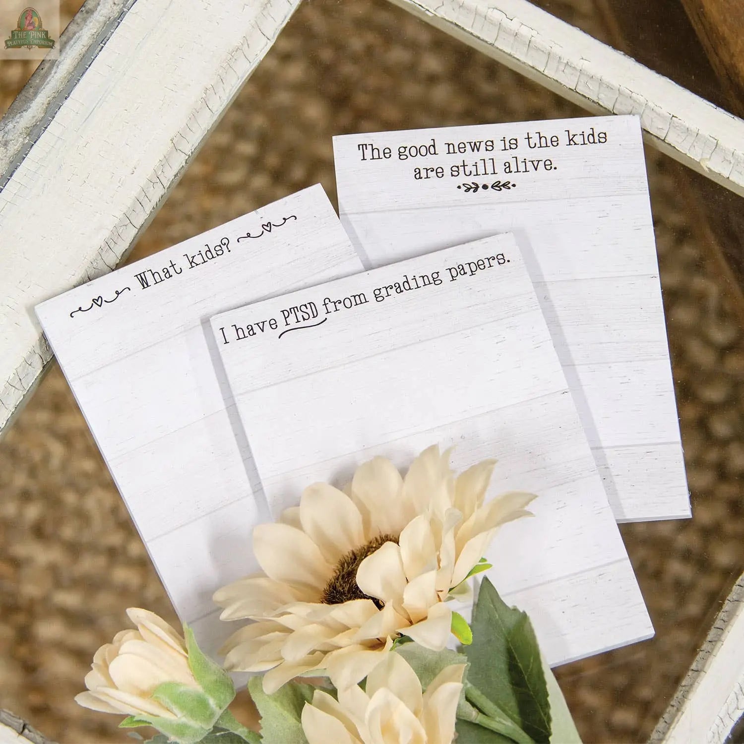 The Good News Notepad Pink Platypus Emporium