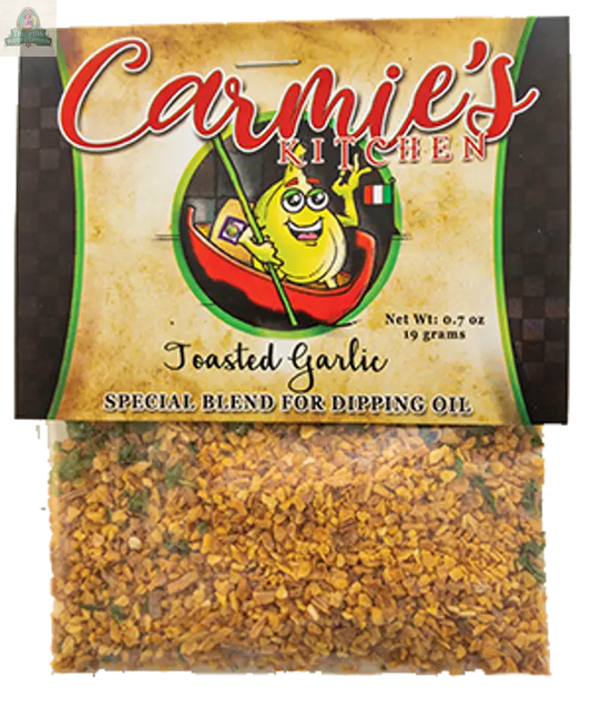 Toasted Garlic Dipping Oil Seasoning Carmie's Kitchen