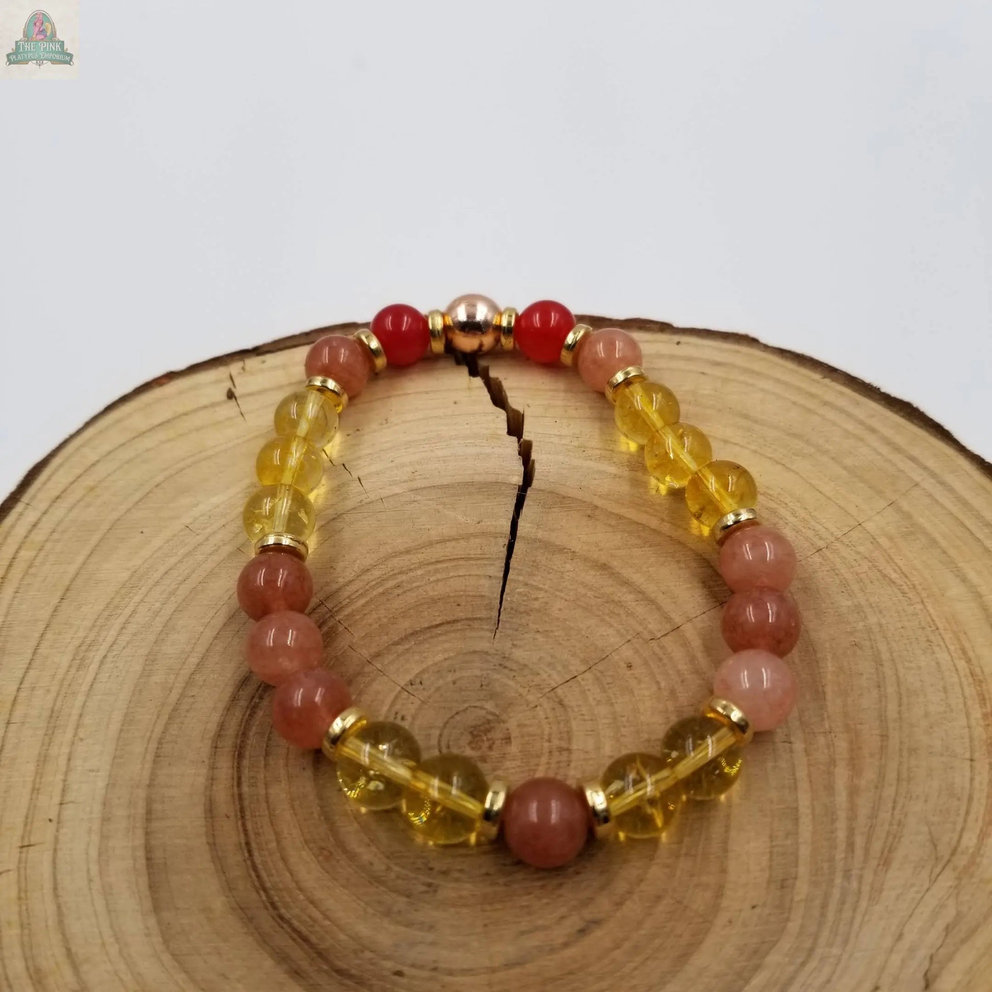 Uplifting Mixed Crystal Healing Chakra Bracelet With Card CHAKRA JEWELRY