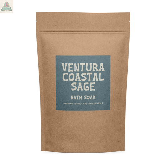 Ventura Coastal Sage Bath Soak | Epsom Salt & Oils: 5 oz Pink Platypus Emporium
