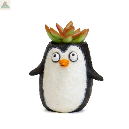 Waddles the Penguin Planter Pink Platypus Emporium