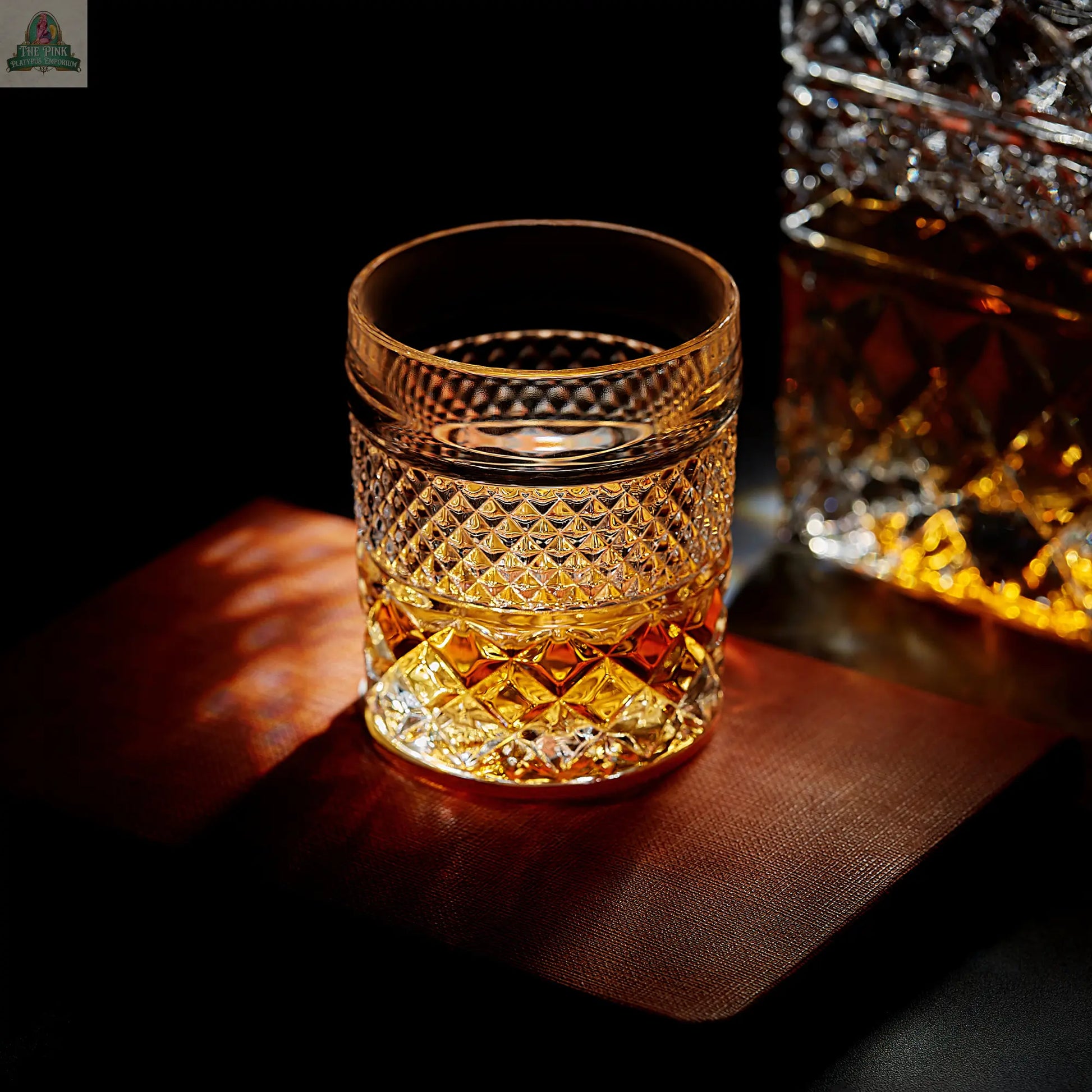 Whiskey Decanter With Glasses & Chilling Stones Gift Set ROCKS Whiskey Chilling Stones