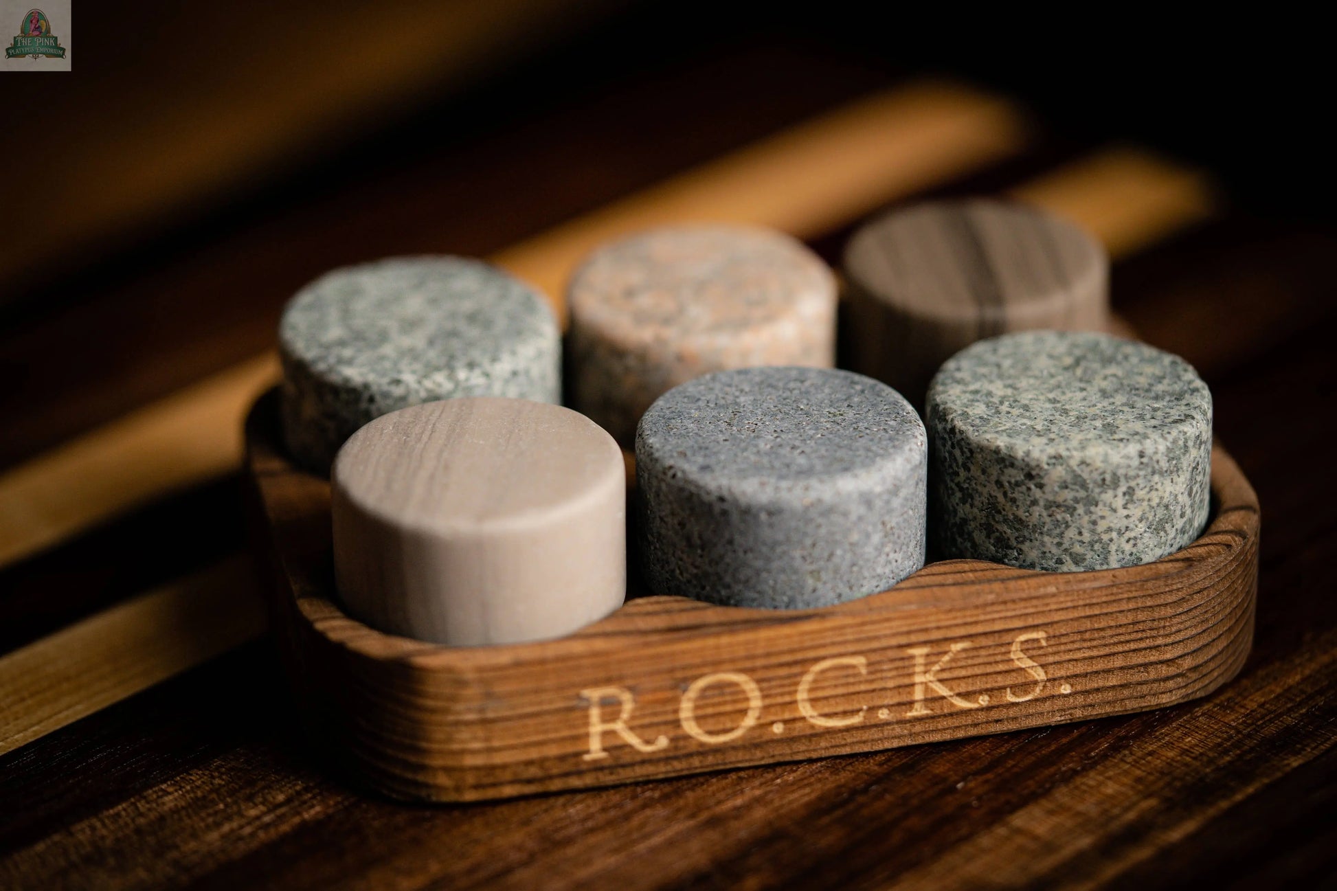 Whiskey Decanter With Glasses & Chilling Stones Gift Set ROCKS Whiskey Chilling Stones