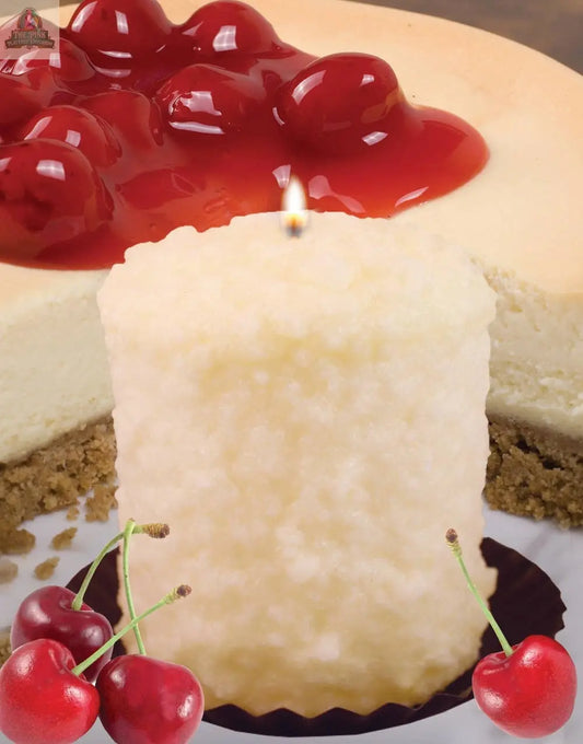 White Cherry Cheesecake Hearth Candle Warm Glow Candle Company