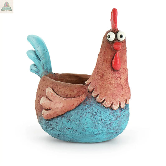 Wilbur the Rooster Blobhouse Planter Pink Platypus Emporium