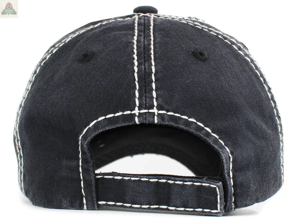 Wine Not Washed Vintage Ballcap: MAR KBETHOS