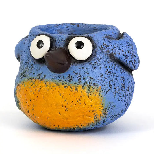 Baby Blue Bird Blobhouse Planter - Winkle