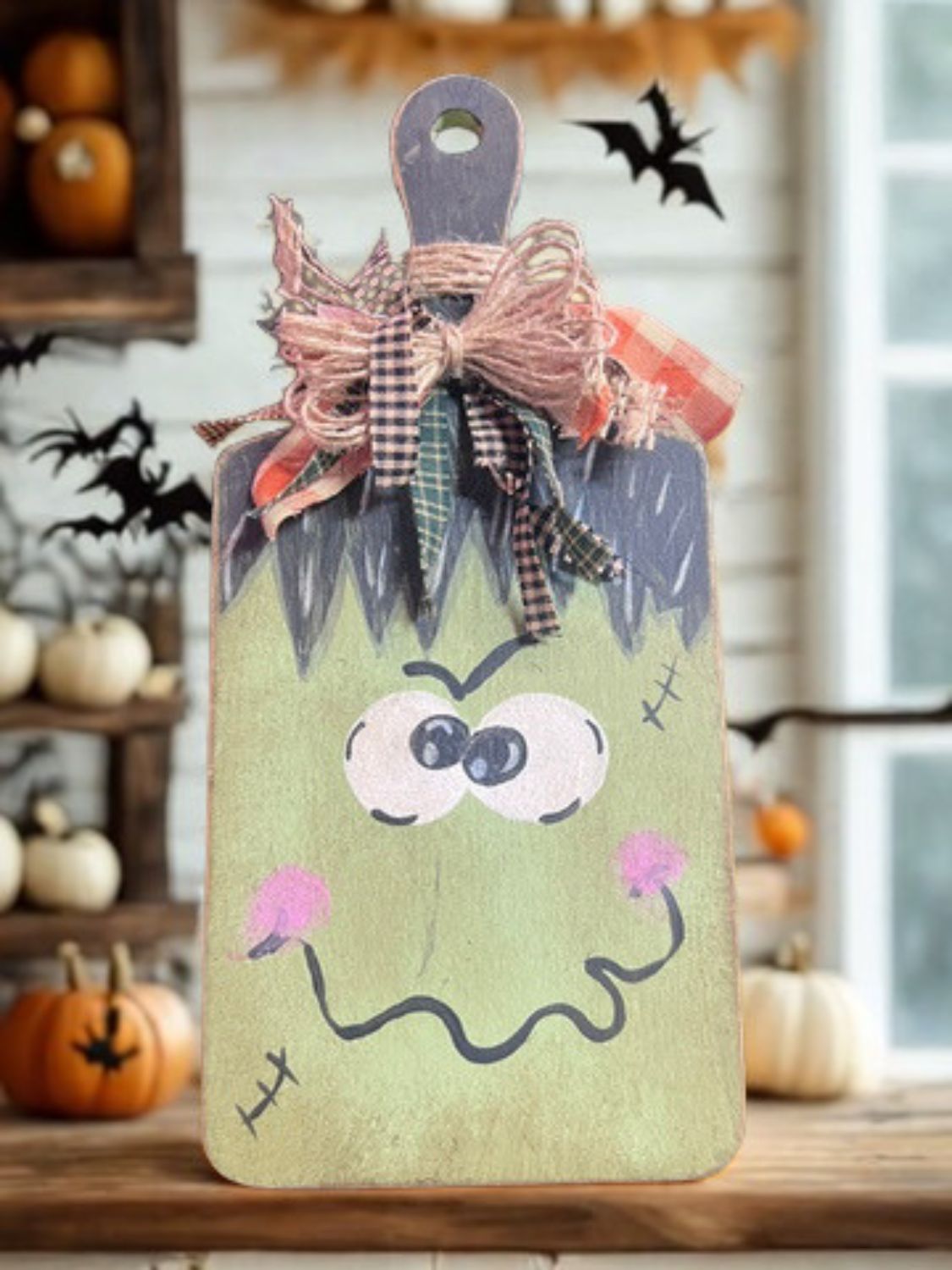 Halloween Frankenstein Decorative Cutting Board