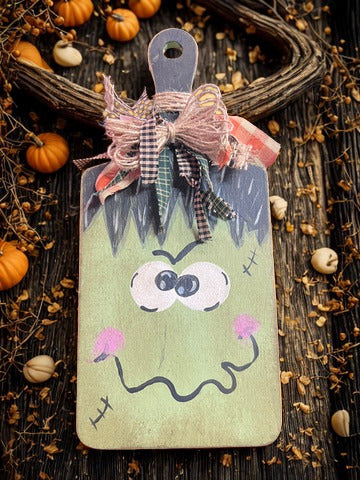Halloween Frankenstein Decorative Cutting Board