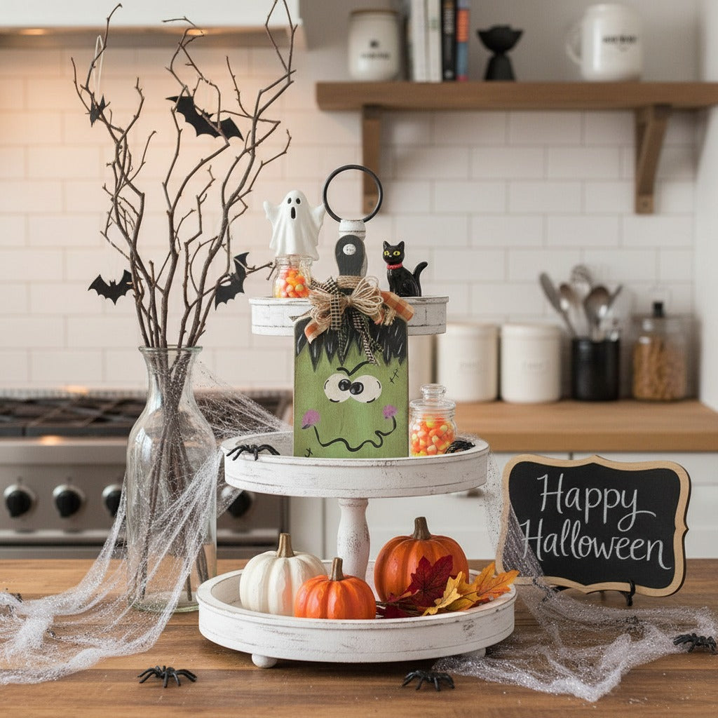 Halloween Frankenstein Decorative Cutting Board