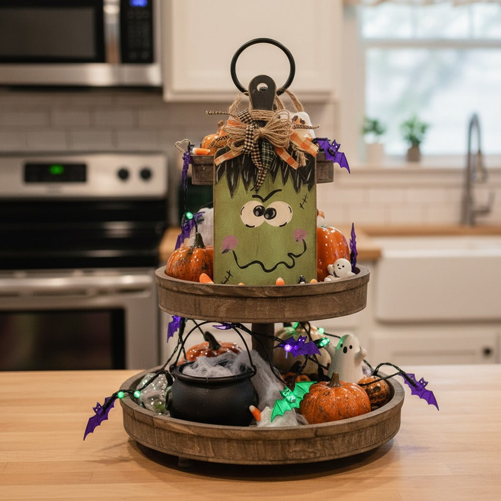 Halloween Frankenstein Decorative Cutting Board