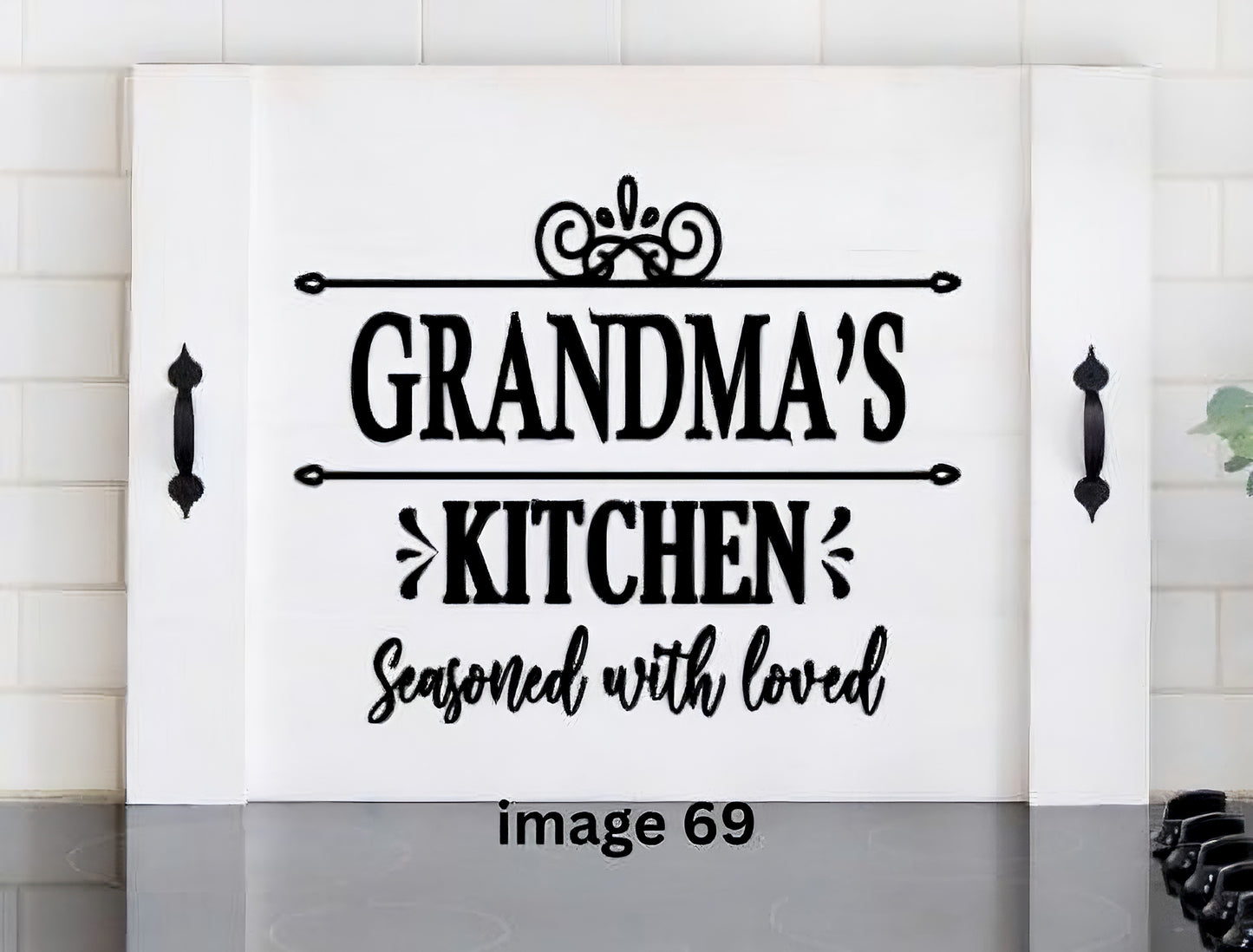 Grandma’s Kitchen Stove Cover Noodle Board | Farmhouse Kitchen Decor | Gift for Grandma, Nana or Mimi