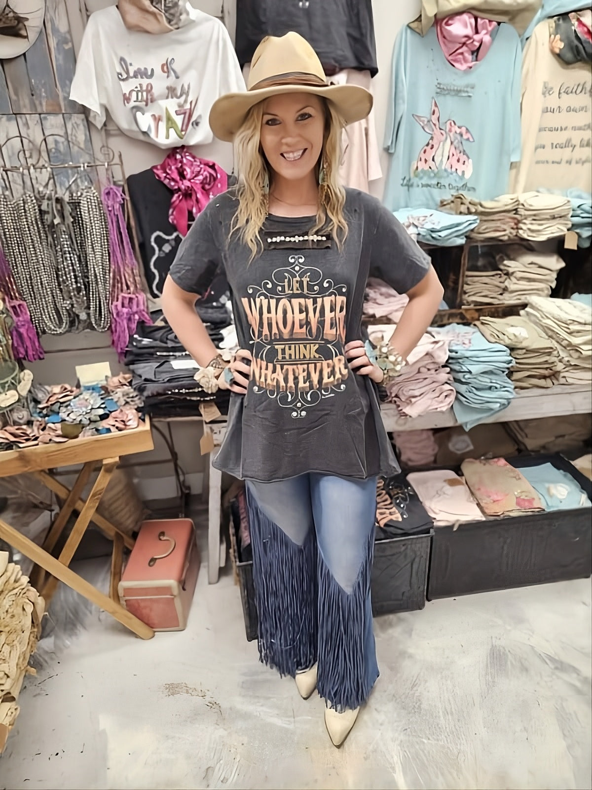 Let Them Think Whatever Graphic Tee