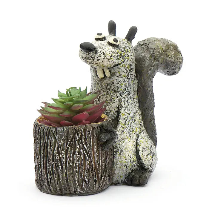 Baby Squirrel, 'lumpy' Mini Blobhouse Planter