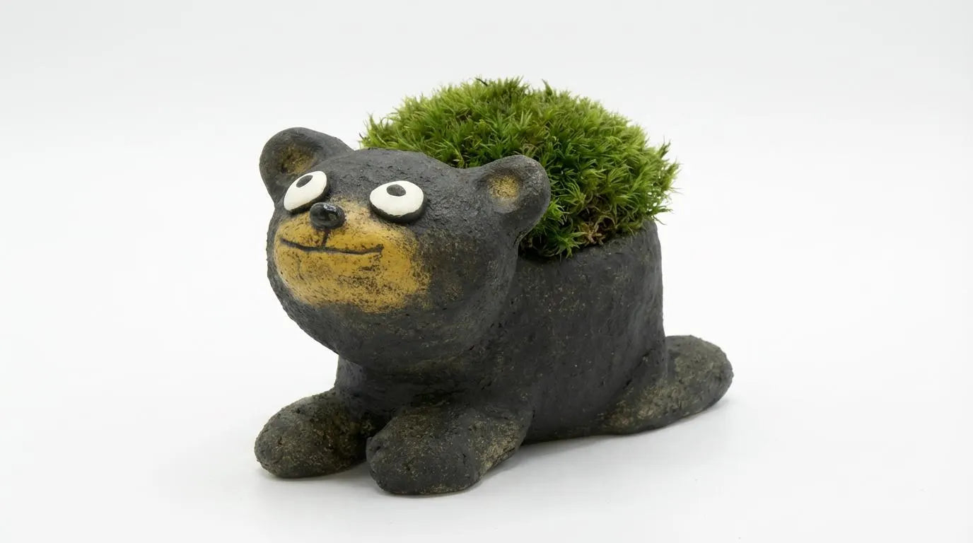 Paddy the Black Bear Cub – Blobhouse Planter