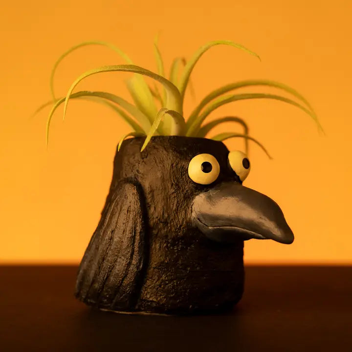 Poe the Crow Blobhouse Planter
