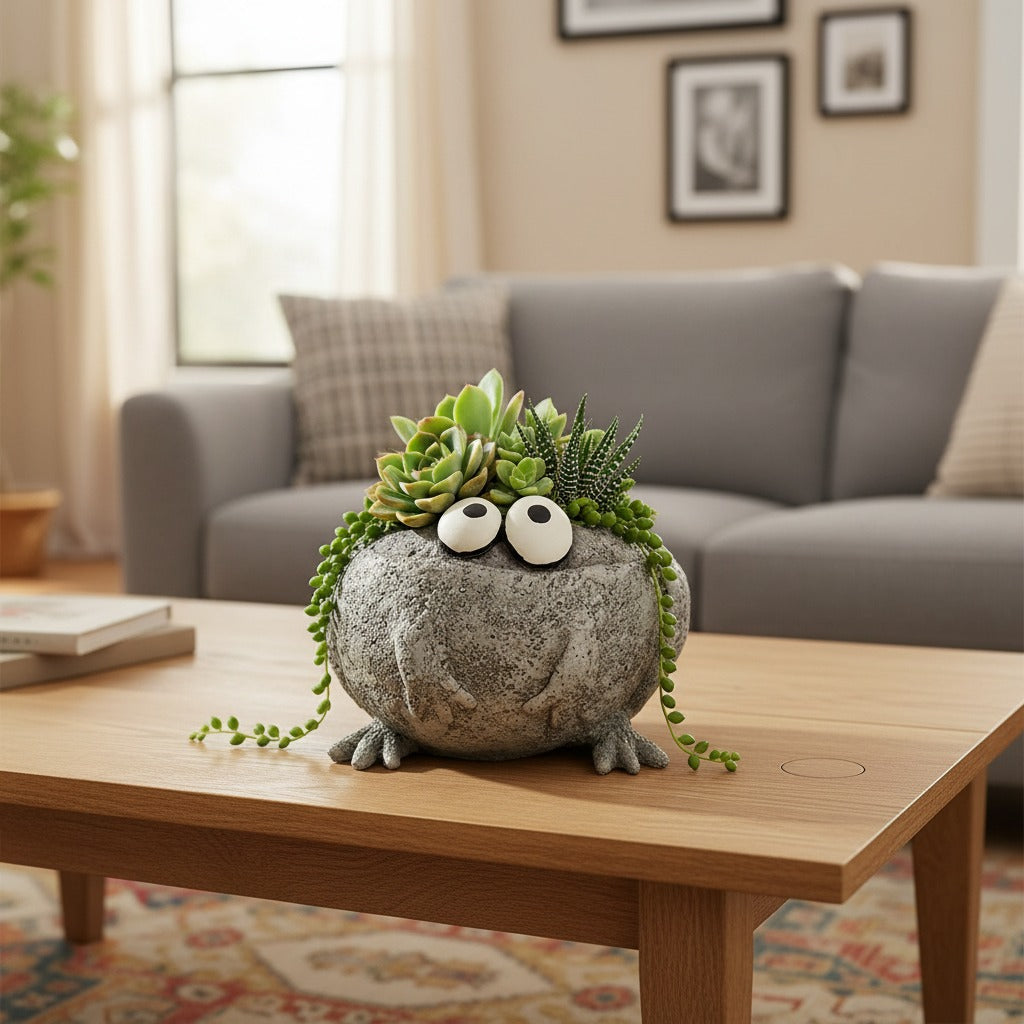 Romeo or Finneas Frog Blob house Planter