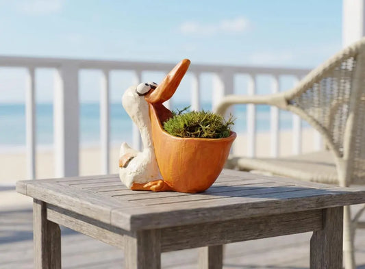 Scuttle the Pelican Planter