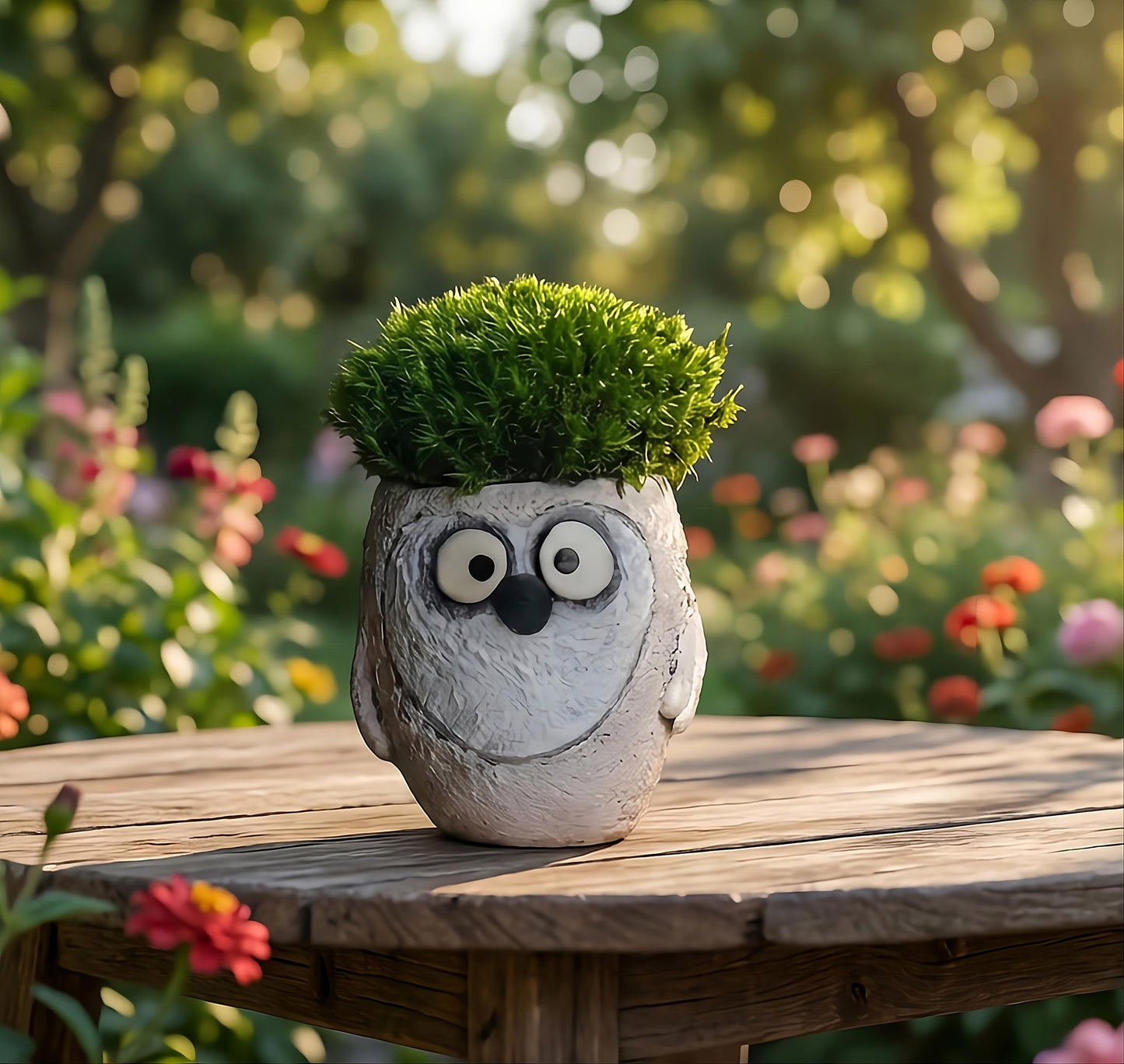 Flurry the Snowy Owl Blobhouse Planter
