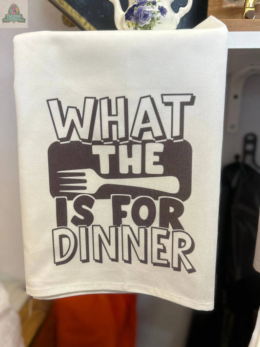 "what the fork is for dinner" Pink Platypus Emporium