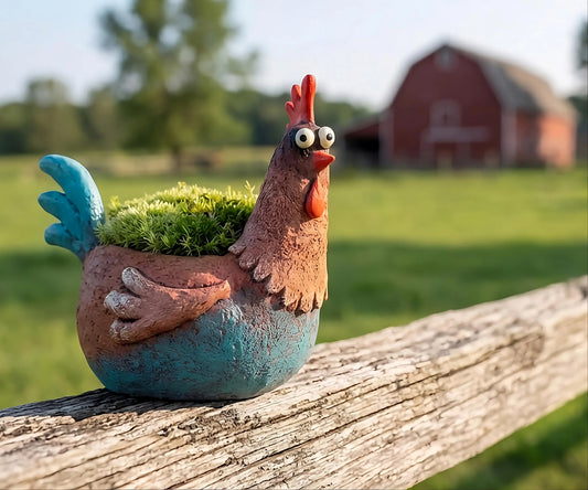 Wilbur the Rooster Blobhouse Planter