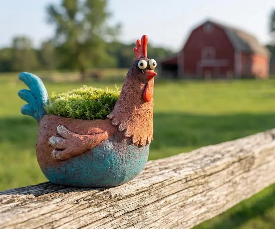 Wilbur the Rooster Blobhouse Planter