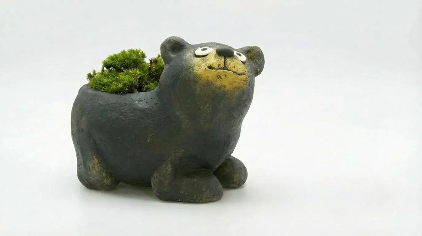Yona Black Bear Blobhouse Planter